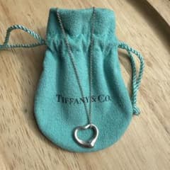 Tiffany & Co. オープンハート ネックレス シルバーのサムネイル