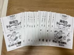 sapix 小学5年 基礎力トレーニング　計算訓練　一年セットのサムネイル
