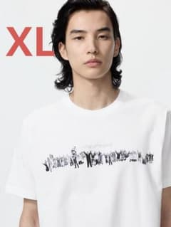 [신품] 유니클로 UT 골든 카무이 티셔츠 XL 만화 100년 기념