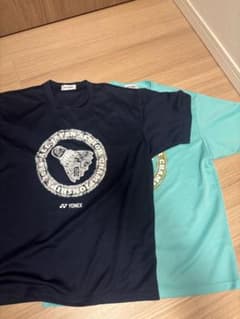 YONEX バドミントン Tシャツ ネイビー ・水色2枚セットのサムネイル