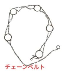 チェーンベルト ウエストマーク おしゃれ シルバーのサムネイル