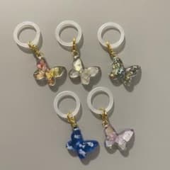 チャーム アンブレラマーカー＊チョウチョ　5個セットのサムネイル