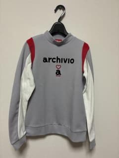 アルチビオ archivio 長袖シャツ モックネック サイズ40 グレーのサムネイル
