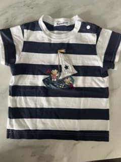 ぺろちゃん　ファミリア　Tシャツ② ボーダーヨット familiar ファミリア ヨット柄 ボーダー Tシャツ - メルカリ