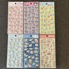 サンリオ ぷくっとシール まとめ売り 6枚セットダイソーのサムネイル