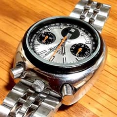 シチズン　ツノクロノ　ミッキー　デイデイト　オレンジ秒針　ATメンズ腕時計　稼働 シチズン ツノクロノ ミッキー デイデイト オレンジ秒針 ATメンズ