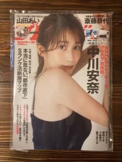 ［未読品］週刊プレイボーイ No.36 中川安奈のサムネイル