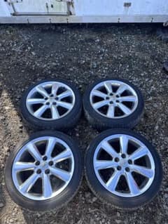トヨタ　18 ゼロクラウン　純正メッキホイールタイヤセット　225/45R18 トヨタ 18 ゼロクラウン 純正メッキホイールタイヤセット 225/45R18