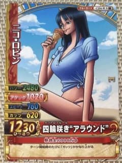 ワンピース　カード　ニコロビン　四輪咲き　アラウンド　ベリーマッチダブル ワンピーベリーマッチW ニコ・ロビン C254-W N 四輪咲き“アラウンド