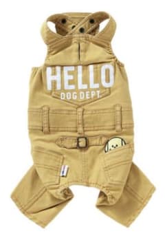 dog deptカラーデニムサロペットのサムネイル