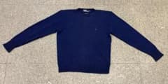 POLO RALPH LAUREN ポロラルフローレン ブルー ニット セーターのサムネイル