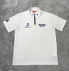 BEAMS GOLF ハーフジップ 半袖 シャツ モックネック メンズ M 白 BEAMS GOLF ハーフジップ 半袖 シャツ モックネック メンズ M 白