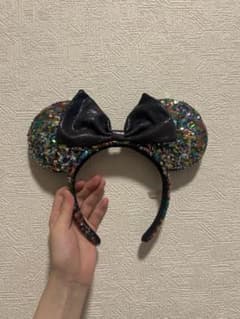 ミッキー ミニー カラフルスパンコールカチューシャのサムネイル