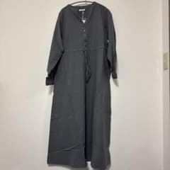 【新品】URBAN RESEARCH ITEMS ロングワンピース ダークグレーのサムネイル