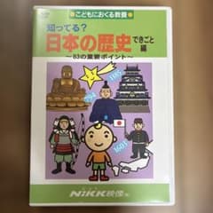 【中学受験】知ってる？日本の歴史 できごと編 83の重要ポイント 学習DVDのサムネイル