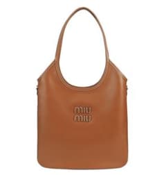 MIUMIU 新品IVY レザー バッグ　コニャック　トート　ミュウミュウのサムネイル