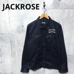 JACKROSE ジャックローズ メンズ バック刺繍シャツ 4 ブラック - メルカリ
