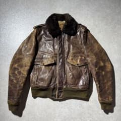 70s Schott G-1 Flight Jacket オリジナル 1970's schott USA type G-1 flight jacket - メルカリ