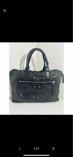 バレンシアガ BALENCIAGA ビジネスバック レザー ブラック メンズのサムネイル