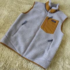 【美品】Patagonia レトロX ベスト M ホワイト イエロー ベージュのサムネイル