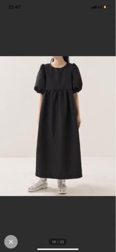 フクレジャガードバックオープンパフスリーブワンピースのサムネイル