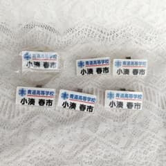 小湊春市 青道高等学校 ネームプレート風バッジ 6個セットのサムネイル