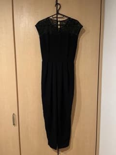 【美品】グリーンレーベルリラクジングネイビー パーティードレスのサムネイル
