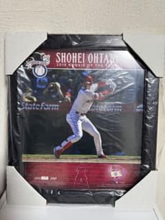 200枚限定】大谷翔平 2018 新人王記念フォトフレーム 実使用ボール断片 