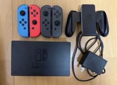 任天堂SwitchジャンクJoy-Con 4個 ドッグ グリップ ACアダプターのサムネイル