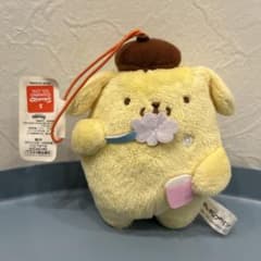 ポムポムプリン　ある日の一日　マスコット　ぬいぐるみ　サンリオ　歯磨き ポムポムプリン ある日の一日 マスコット ぬいぐるみ サンリオ 歯磨き