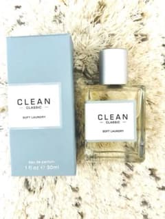 【残量9割】clean 香水 ソフトランドリー 30ml箱付きのサムネイル
