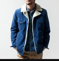 ナノユニバース×Ｗrangler コーデュロイ ボアジャケットのサムネイル