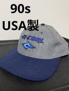 90s ヴィンテージ　RIP CURL￼ ウール　キャップ　USA製　企業のサムネイル