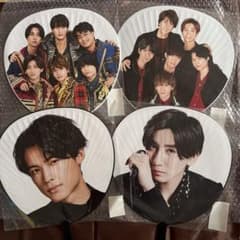SixTONES 松村北斗　京本大我うちわ　4枚セットのサムネイル