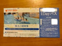 サマーランド　株主優待券 8月使用OKのサムネイル