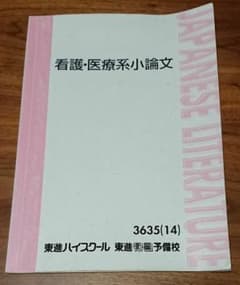看護・医療系小論文 東進ハイスクール 石関直子のサムネイル