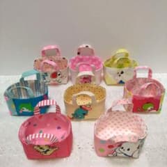 ミニミニトートバッグ♡ミニミニ布バスケット 昭和レトロ① - メルカリ