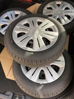 ダイハツ新車外し　DUNLOP 155/65R14 タイヤ・ホイールセット 4本 新車外し ダイハツ純正 14インチ タイヤ・ホイール 4本セット - メルカリ