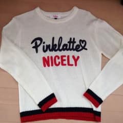 ピンクラテのニット✨新品未使用✨のサムネイル
