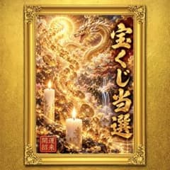 龍神宝運招福 開運特級呪物絵画 宝くじ高額当選 金運アップ 金運覚醒