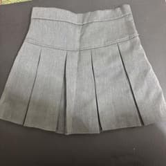 グレー プリーツミニスカートのサムネイル