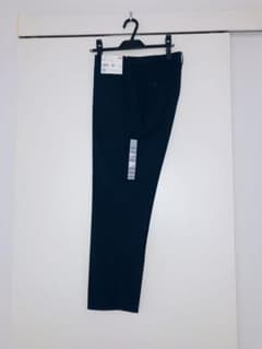 メンズ　ユニクロ　感動パンツ　コットンライク ネイビー　ウェスト７９㎝ ①のサムネイル