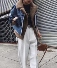 Ameri Mouton LAYERED Denim Jacket - メルカリ