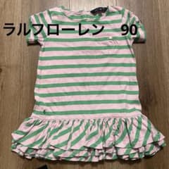 Ralph Lauren ストライプ Tシャツワンピース 90のサムネイル