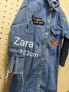 I'm様専用　Zara 122cm 春用デニムコート&ワンピースのサムネイル