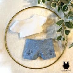 skzoo mini 服 ハンドメイド Tシャツ ダメージジーンズ風パンツのサムネイル