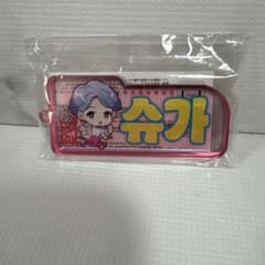 TinyTAN Boy With Luv きゅるぽっぷん アクリルブロックキーホルダーの