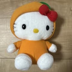 【激レア・タグ付き】ハローキティ　ご当地ぬいぐるみ　静岡限定　みかん　サンリオ ご当地キティ 静岡限定 みかんキティ ぬいぐるみ 平成レトロ レア