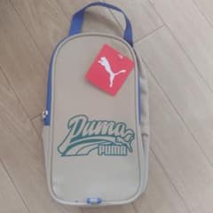 シューズバッグ PUMA ベージュ 新品　未使用のサムネイル