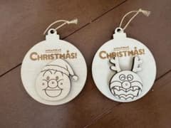 アンパンマン クリスマス木製オーナメントのサムネイル